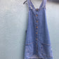Long Dungaree Dress