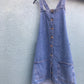 Long Dungaree Dress