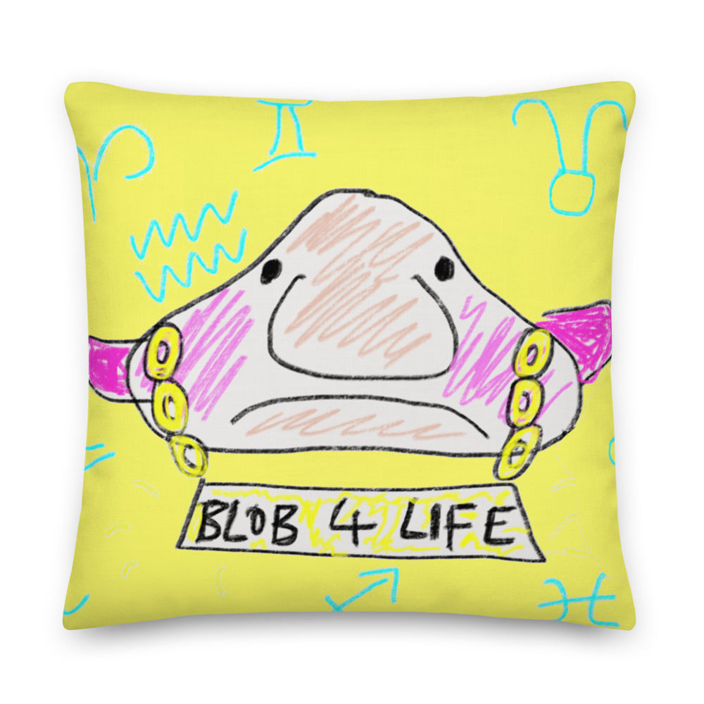 Blob 4 life Yellow - Cushions