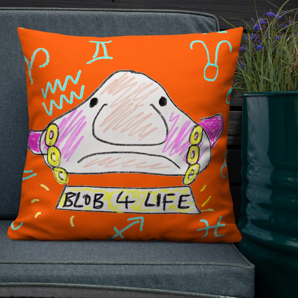 Blob 4 Life Orange - Cushions