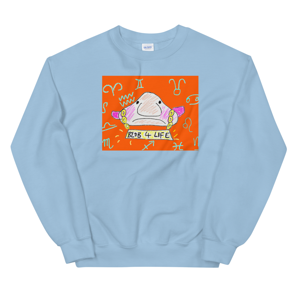 Blob 4 Life Orange - Blue Jumper