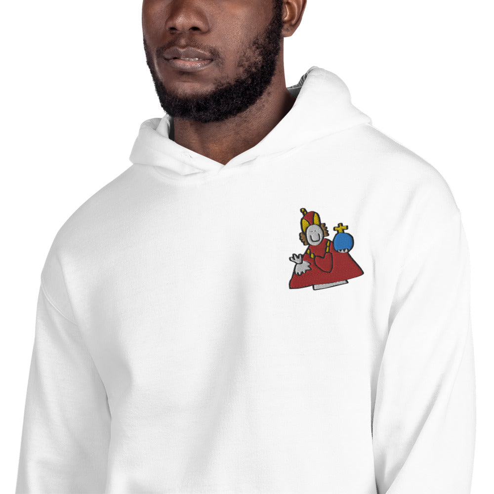 White Child of Prague Hoodie - Embroidered