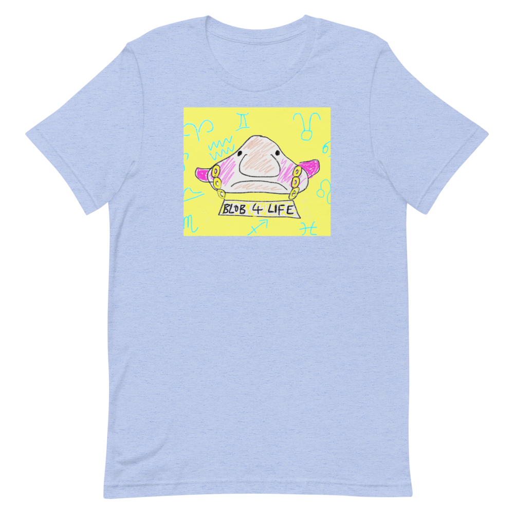 Blob 4 Life Yellow - Blue T-Shirt