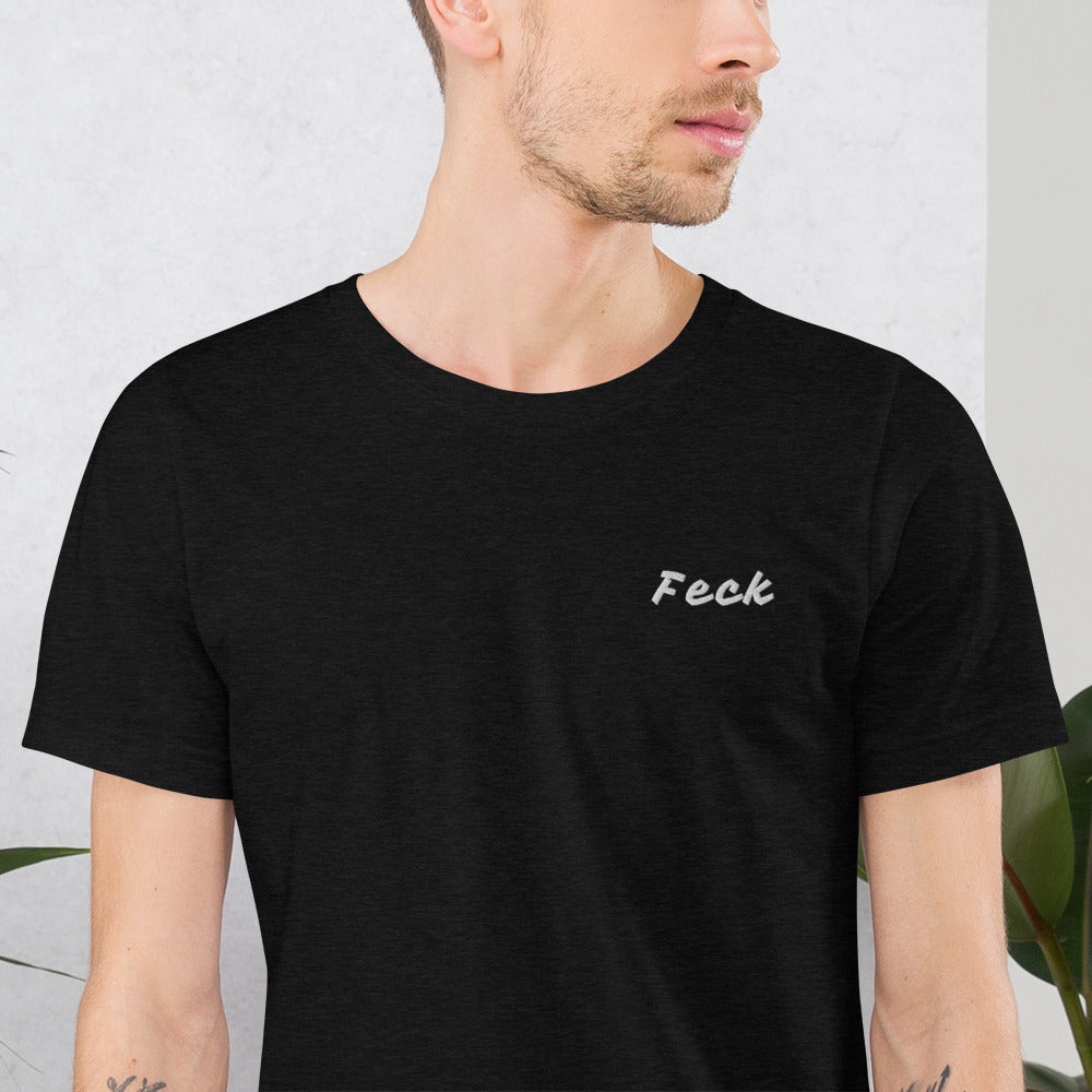 An Embroidered Feck'n T-Shirt